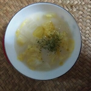 白菜の外葉で♪白菜スープ